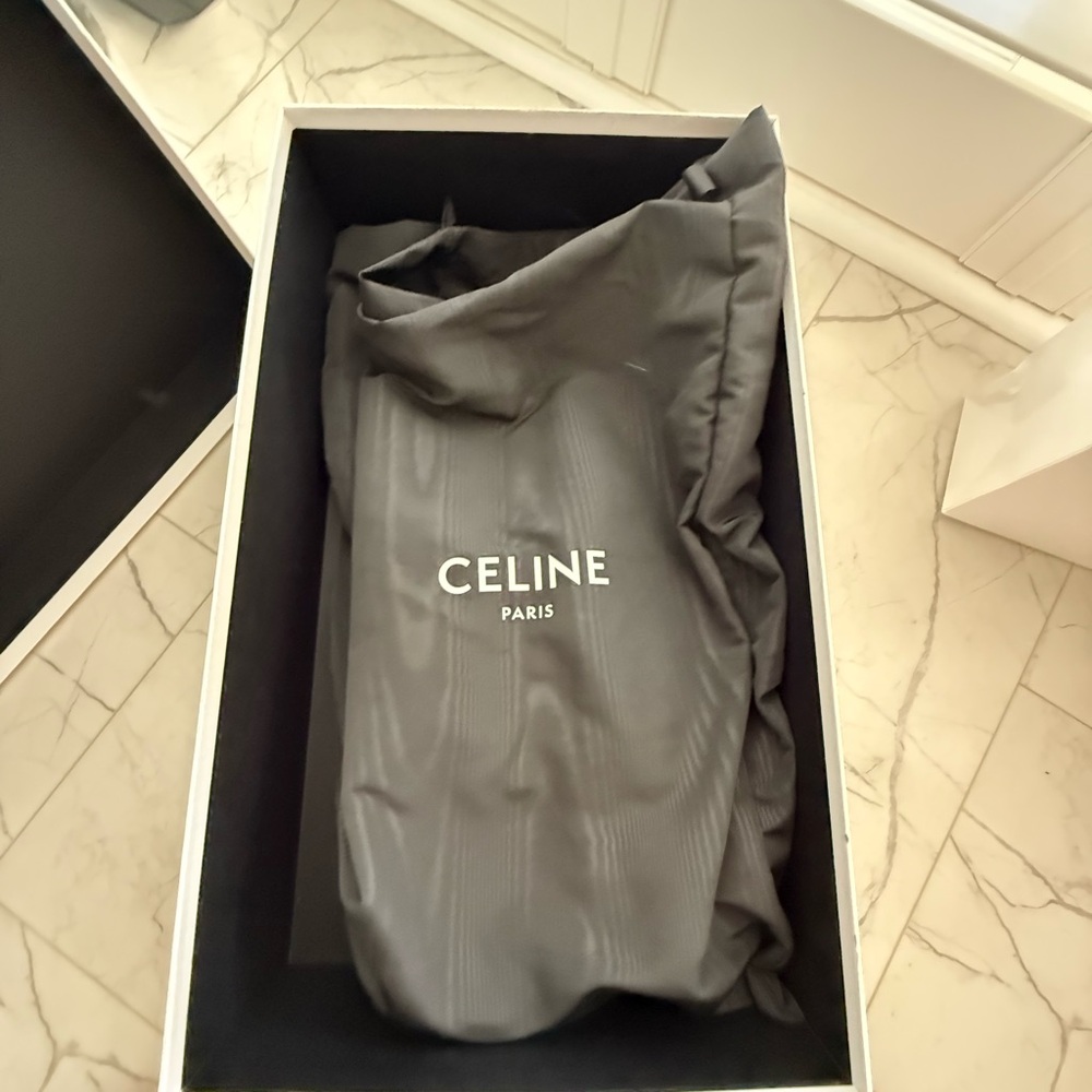 Celine Black Leather Boots - Picture 6 of 6